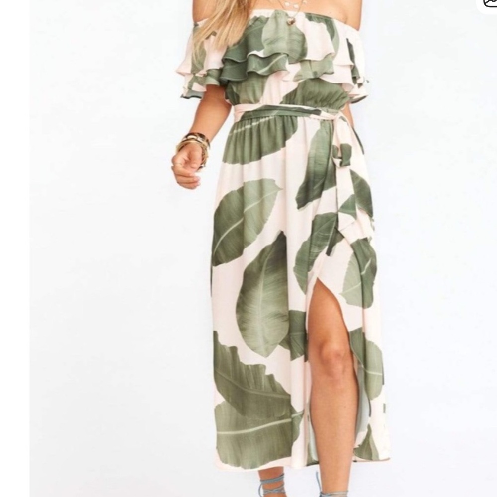 Show Me Your Mumu Rosie Dress - in Queen Palms